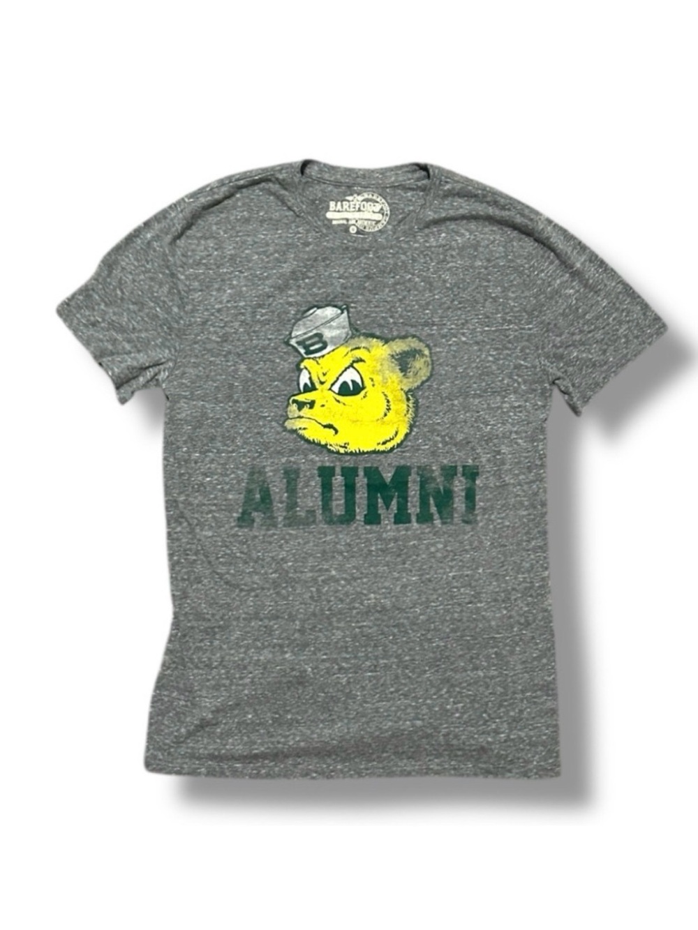Barefoot Campus Outfitters Baylor Bears Old School Alumni Gray T-Shirt Sz Medium